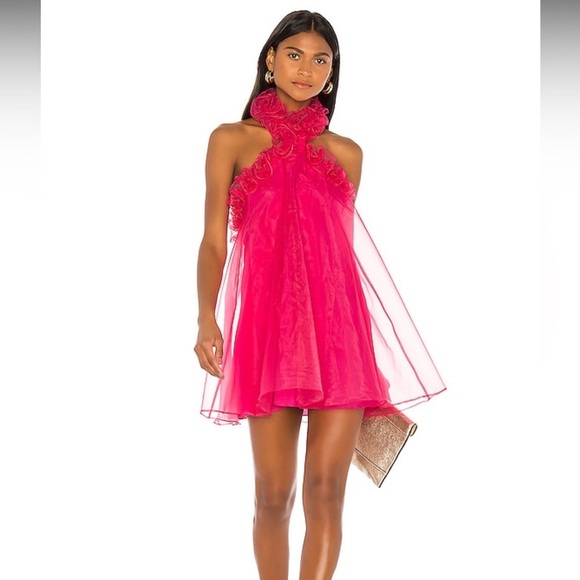 NWT Lovers and Friends Capri Mini Dress in Hot Pink - revolve - medium - Picture 3 of 10